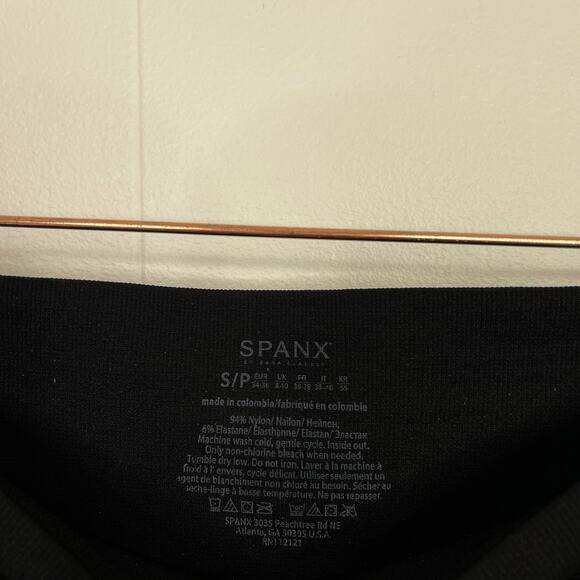 New Spanx Look At Me Know Seamless Shaping Leggings Black Small S Medium Control - Picture 5 of 8